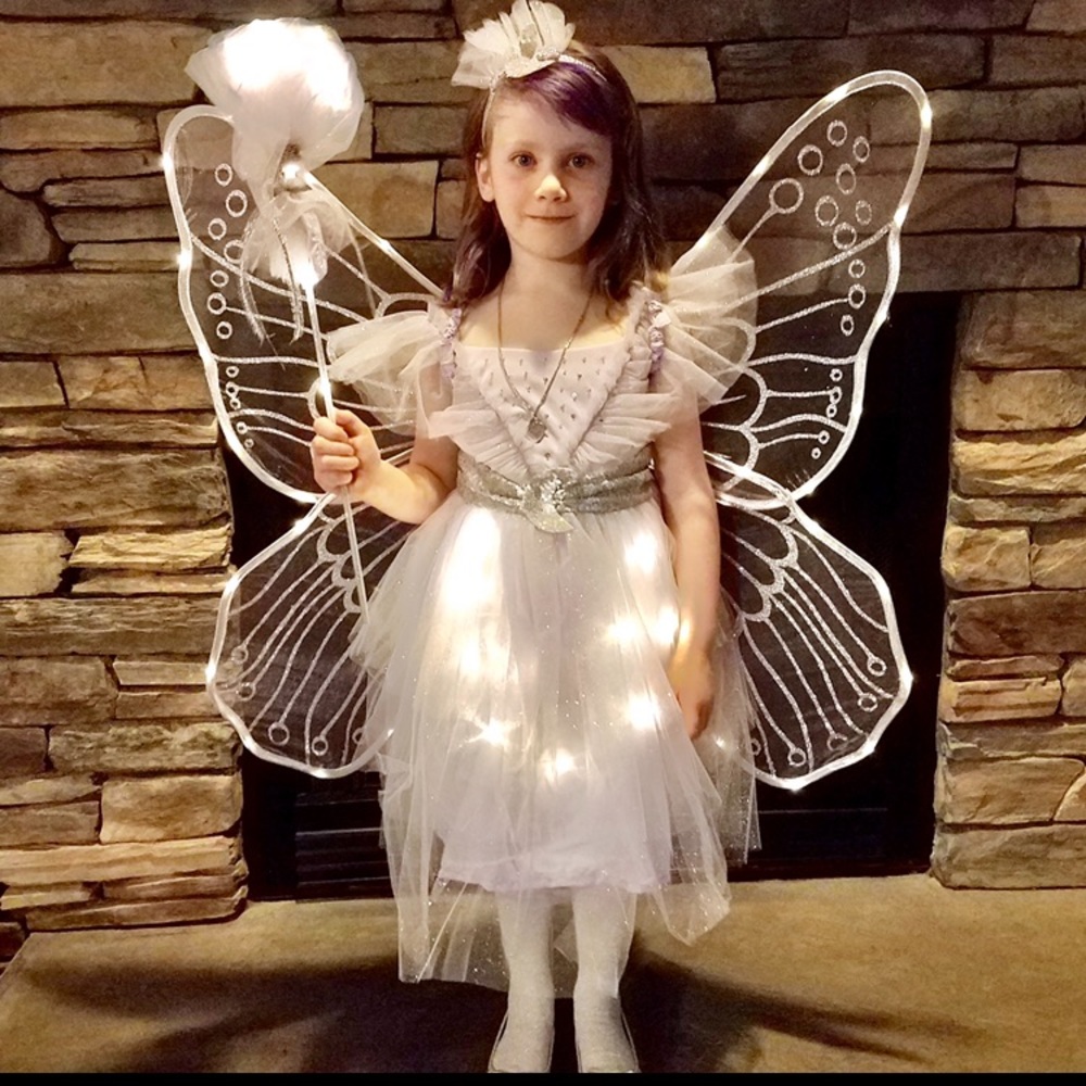 PB Kids Lavender Fairy Halloween Costume 4-6Y